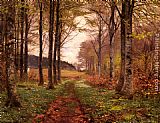 Famous Woodland Paintings - A Woodland Landscape